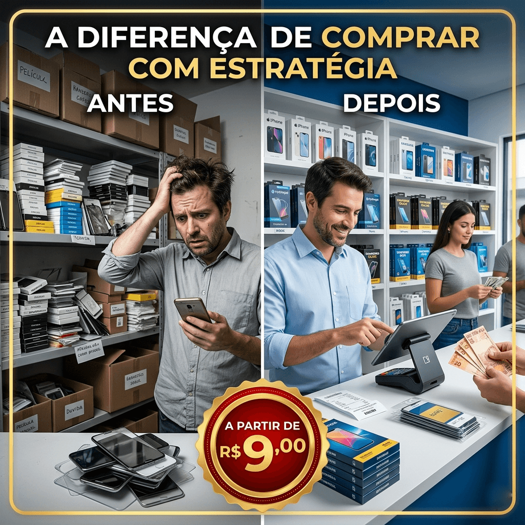 Antes x Depois da sua loja